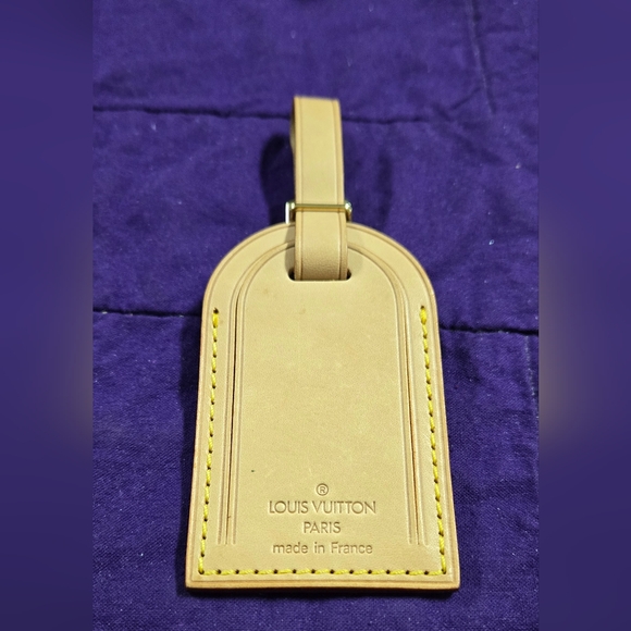 Louis Vuitton Tan Vachetta Leather Luggage Tag - Picture 3 of 3